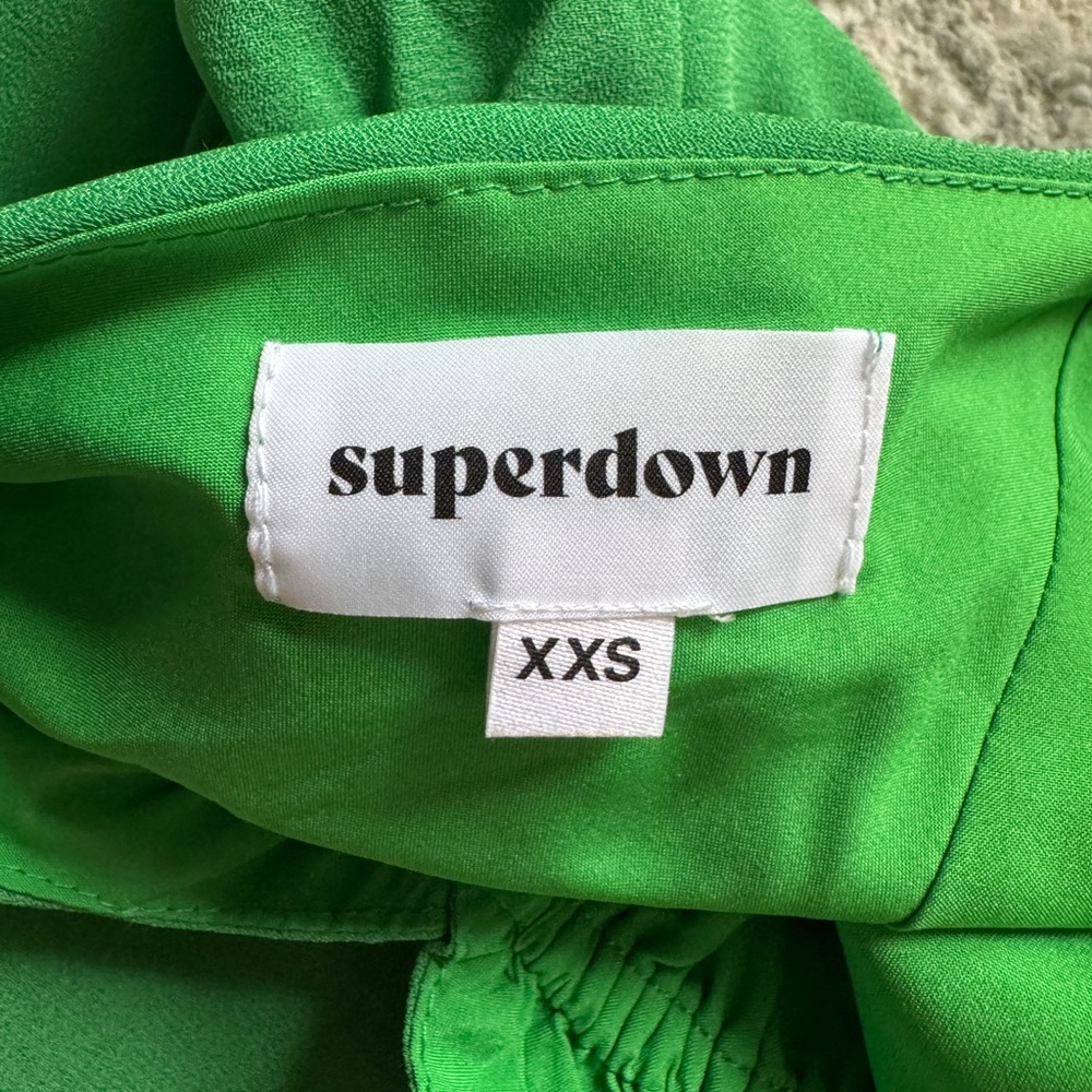 Superdown Bright Green Romper - image 3